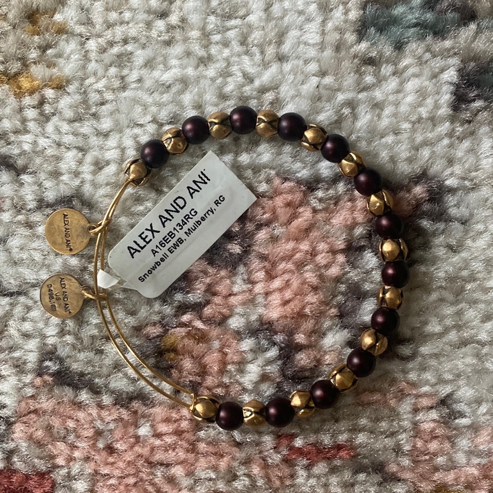 ALEX AND ANI Gold Snowbell Bracelet